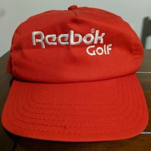 Reebok Golf Hat Red Vintage